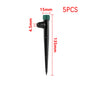 Green 8-hole pointed dripper for 360-degree automatic irrigation, suitable for garden and greenhouse watering systems