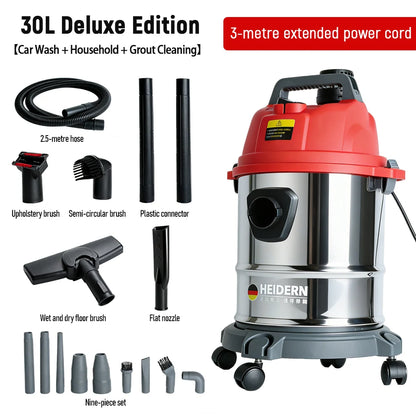 Industrial 45L wet dry vacuum cleaner by BACKUPMYFILESNOW.COM® with high power for car wash, home, grout, and commercial cleaning.