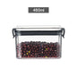 Square transparent sealed snack storage box from BACKUPMYFILESNOW.COM® for keeping snacks fresh and organized.