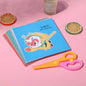 Set of 48 handmade paper cut book craft toys for kids featuring cartoon patterns, ideal for DIY scrapbooking and children's learning activities.