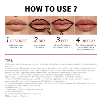 BackupMyFilesNow.com Magic Peel Off Lip Matte Lip Liner Pencil in Cool Cocoa, waterproof, smudge-proof, long-lasting lip stain.