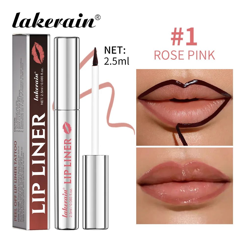 Magic Peel Off Lip Liner Pencil by BackupMyFilesNow.com, waterproof matte lip stain with long-lasting, smudge-proof, transfer-proof finish.
