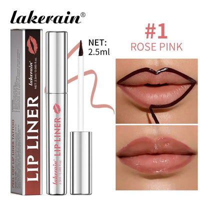 Magic Peel Off Lip Liner Pencil by BackupMyFilesNow.com, waterproof matte lip stain with long-lasting, smudge-proof, transfer-proof finish.