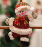 Set of four Christmas tree accessories by BACKUPMYFILESNOW.COM®, featuring decorative ornaments and tree embellishments.