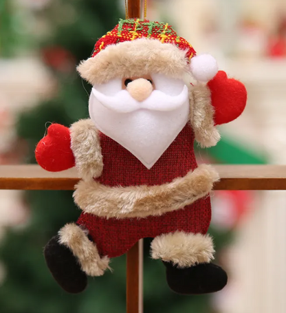 Set of four Christmas tree accessories from BACKUPMYFILESNOW.COM® with decorative ornaments and tree toppers for holiday decor.