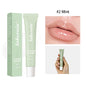Set of four BackupMyFilesNow.com summer lip balms with moisturizing, mirror lip gloss, vanilla mint, iced coffee cake scent, and transparent lip oil