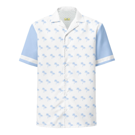 Tropical Blizzard Hawaiian shirt by BACKUPMYFILESNOW® featuring vibrant tropical floral pattern and casual short-sleeve design.