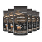 Lavazza Espresso Whole Bean Coffee, medium roast, 100% Arabica, 2.2 lb bag, shown in a pack of six bags on a white background.