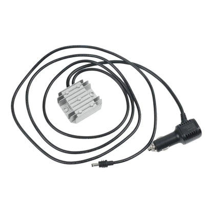 BackupMyFilesNow Starlink-Mini power converter boosts 12V/24V to 30V, 3.5A, with a compact power supply adapter for electronics.