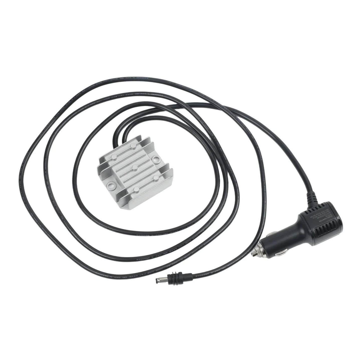 Starlink Mini Power Converter adapter showing 5-meter cable and boost power supply for 12V/24V to 30V, 3.5A output.