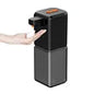White BackupMyFilesNow.com Intelligent C1 automatic induction soap dispenser, wall-mounted with phone drop for hand sanitizer foam.