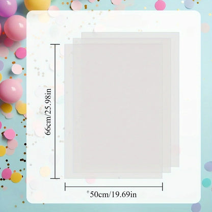 White tissue paper sheets for gift wrapping, packaging, and crafts, ideal for weddings, festivals, and parties.