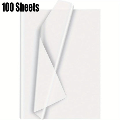 White tissue paper sheets for packaging, gift wrapping, and crafts, ideal for weddings, festivals, and party supplies.