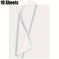 White tissue paper sheets for packaging, gift wrapping, and crafts, ideal for weddings, festivals, and party supplies.