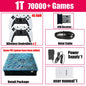 Retro video game console X10 by BackupMyFilesNow.com with wireless controller, 70,000 games, emulators for PS2, N64, GameCube, Xbox.