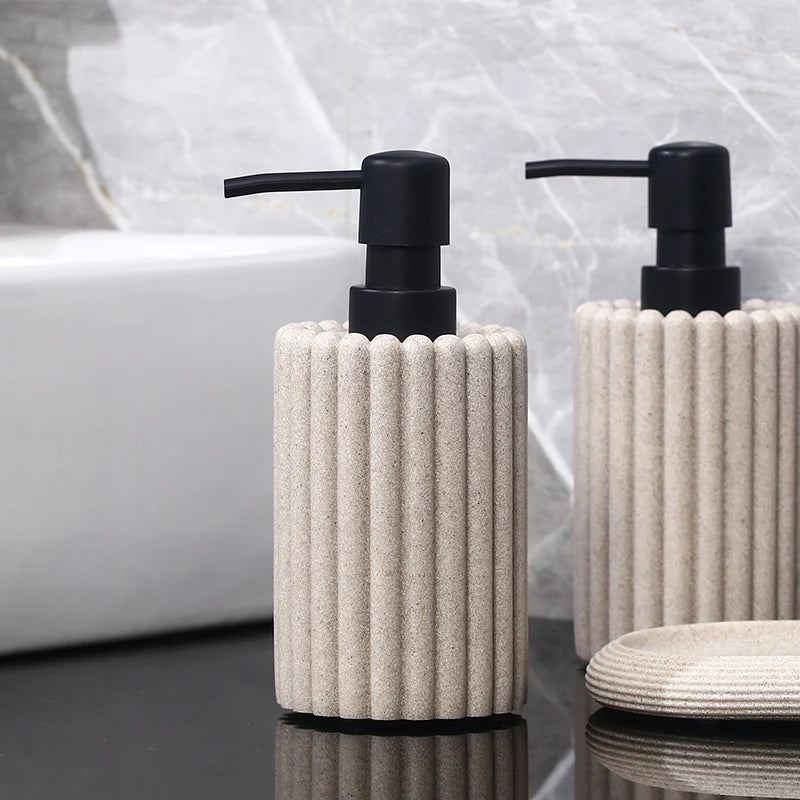 Creative 500ml hand sanitizer and lotion bottle with pump dispenser, ideal for hotel and bathroom use, part of backupmyfilesnow.com accessories.