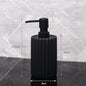 Creative 500ml hand sanitizer and soap dispenser bottle with pump, suitable for hotel, home, or bathroom use.