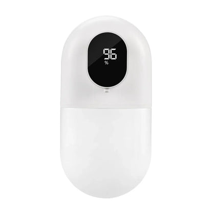 USB automatic soap dispenser by BackupMyFilesNow.com, wall-mounted foam soap dispenser with 500ml capacity for bathroom use.