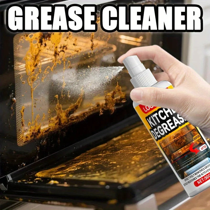 50ML BACKUPMYFILESNOW® kitchen grease cleaner spray with industrial-grade oil stain removal, ideal for range hoods, stoves, and countertops.
