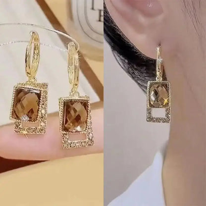 925 silver Korean fashion pearl tassel earrings with zircon accents, featuring elegant pearl drops for women's jewelry style.