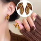 925 silver Korean fashion pearl tassel earrings for women featuring zircon accents and elegant pearl details.