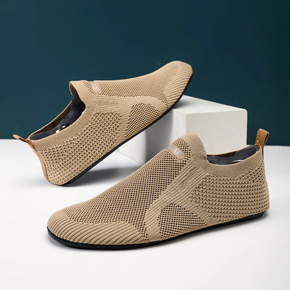 Blue men's four seasons casual shoes by BackupMyFilesNow.com, suitable for indoor and outdoor wear, stylish and comfortable.