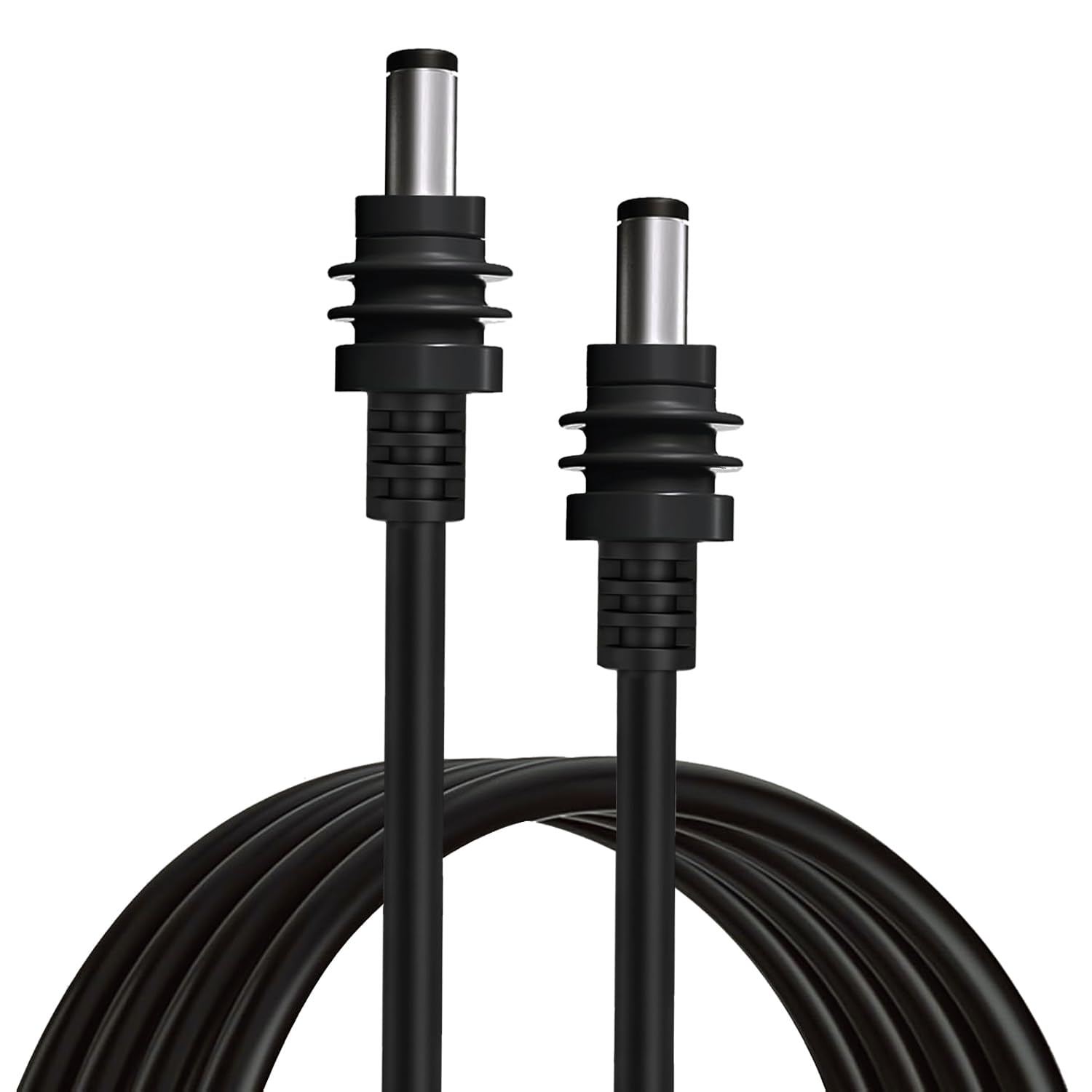 BackupMyFilesNow waterproof DC power cable for Starlink Mini, 5m black outdoor 18AWG flame-retardant, UV, anti-aging cable.