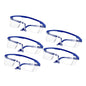 Set of 5 BACKUPMYFILESNOW.COM® work safety glasses with chemical goggles, anti-splash, windproof, and dustproof protective eyewear for cycling.