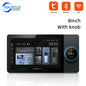 Tuya Smart Home 8-inch multifunction touch screen control panel with background music, ZigBee gateway, and central home automation.
