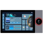 Tuya Smart Home 8-inch touchscreen control panel with background music, ZigBee gateway, and central automation control.