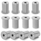 Gray Solaradgy Cable Grommet Routing Kit with 1-inch rubber grommets for Starlink and wall cable pass-through, set of 6.