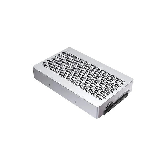 FEVM FAEX1 AMD Ryzen AI MAX+395 mini workstation PC with Wi-Fi, Bluetooth, USB4, Oculink, 10G LAN port, Windows 11.