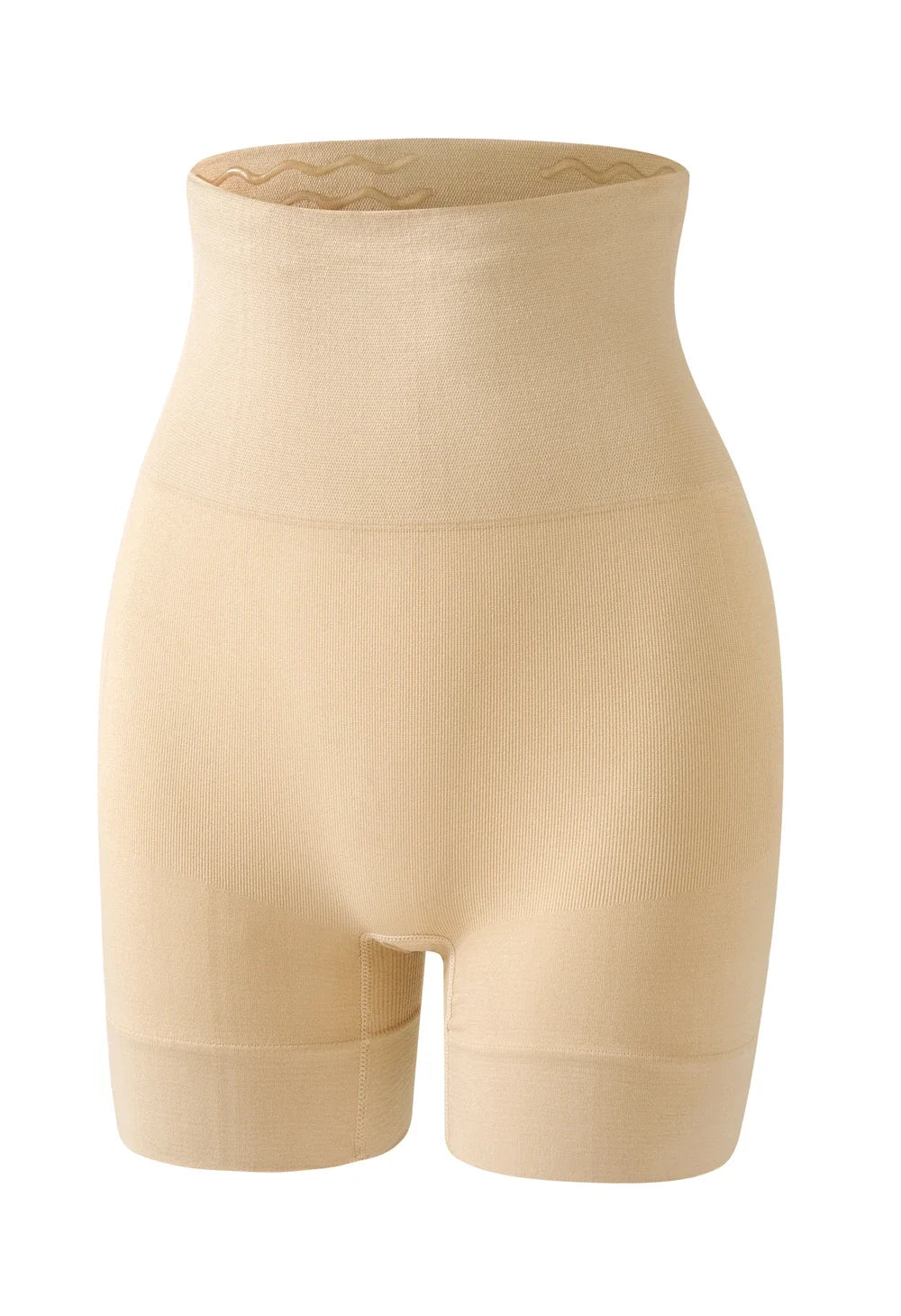 Black women's knitted high waist underwear shorts with a comfortable fit and soft fabric, designed for everyday wear.