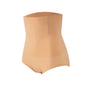 Black women's knitted high waist underwear shorts with a comfortable, stretchable design, perfect for casual wear.