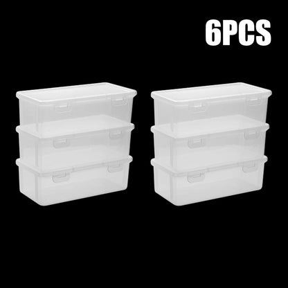 Multi-function PP pencil case storage box with compartments, ideal for school and office stationery organization.