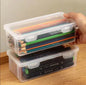BackupMyFilesNow.com multi-function PP pencil case storage box with compartments for pens, pencils, and school or office supplies.
