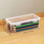BackupMyFilesNow.com multi-function PP pencil case storage box, stationery organizer for pens, school and office supplies.