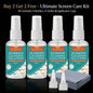 ServaVexa screen cleaner spray kit with microfiber cloth for laptops, phones, TVs, monitors, and tablets, streak-free lens cleaning.