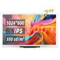 7-inch RGB LCD display with 1024x600 resolution, 350nit brightness, IPS screen, 24-bit color, by BackupMyFilesNow.com