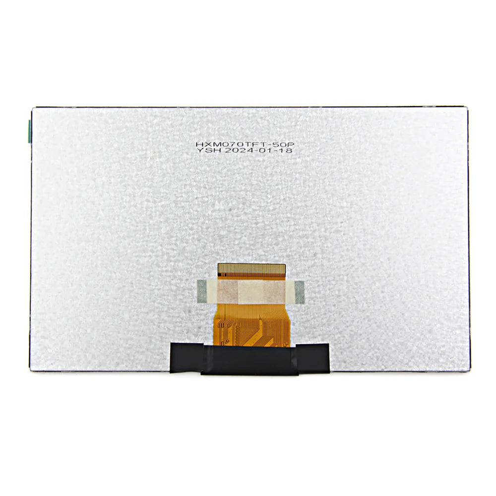 7-inch RGB 24-bit IPS LCD display with 1024x600 resolution and 350nit brightness, ideal for portable electronic projects.