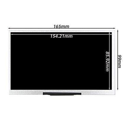 7-inch RGB 24-bit LCD display with 1024x600 resolution and 350 nits brightness, ideal for portable electronic devices.