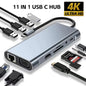 BackupMyFilesNow 8-in-1 USB C Hub with 4K HDMI, RJ45, SD/TF card reader, and PD fast charging for MacBook and laptops.