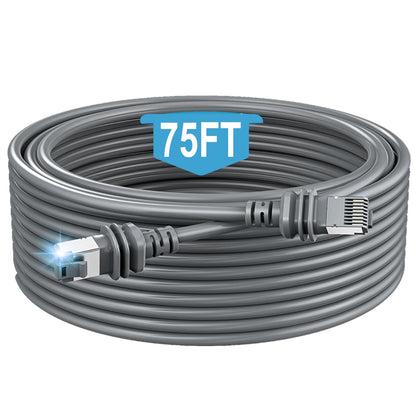 BackupMyFilesNow® 75ft Starlink Gen 3 Ethernet cable, waterproof and durable satellite internet replacement cable.