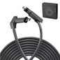 75ft gray Starlink cable for V2 satellite, waterproof extension for Starlink internet kit, ensuring stable, fast connection.