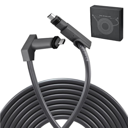 Gray 75ft Starlink Cable by BACKUPMYFILESNOW.COM® for Starlink V2 satellite internet, waterproof, extension cable with stable connection
