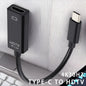 8-in-1 USB 3.0 Type-C dock with SD/TF card reader, dual USB ports, 3.5mm audio jack, and laptop hub for versatile connectivity