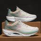 Men's running shoes from BackupMyFilesNow.com featuring breathable, lightweight design with air cushion, carbon board, and nonskid sole.