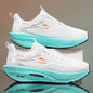 Men's running shoes by BackupMyFilesNow.com with breathable mesh, lightweight design, air cushion, and nonskid soles for athletic comfort.