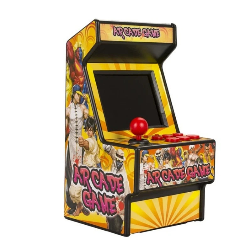 Portable 2.8-inch handheld arcade game console with built-in 150+ retro Sega games and classic game controls.