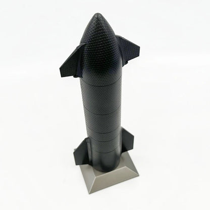 1/200 scale Mars immigration rocket model by SpaceX, featuring Dragon Heavy and Starship in diecast metal, detailed toy display